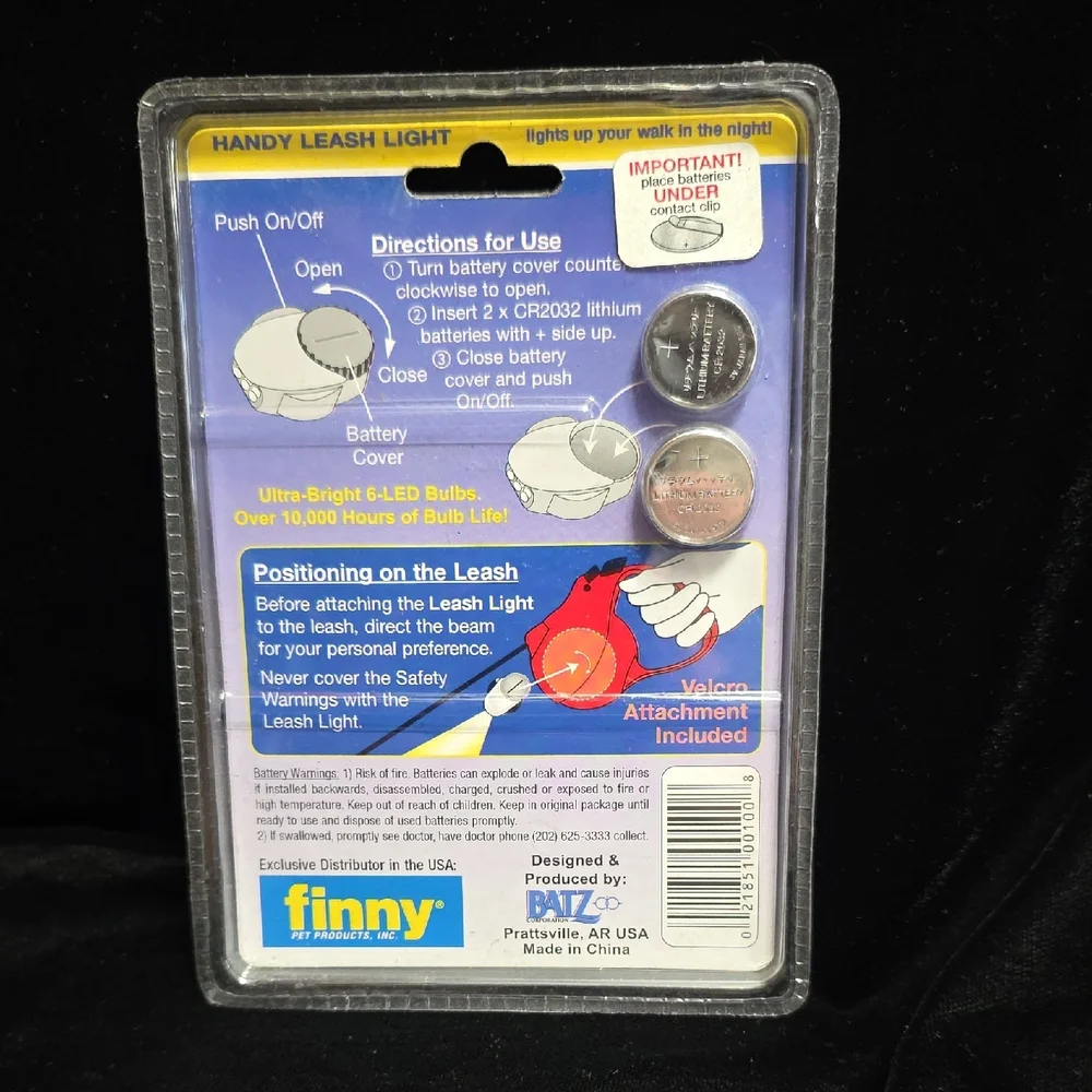 Leash Light‎ / Battery Powered, NIP 1 Of 2
